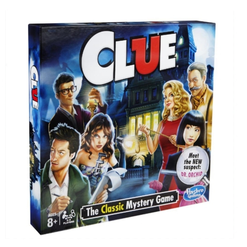 Hasbro CLUE Mystery Game (new suspect Dr. Orichid)